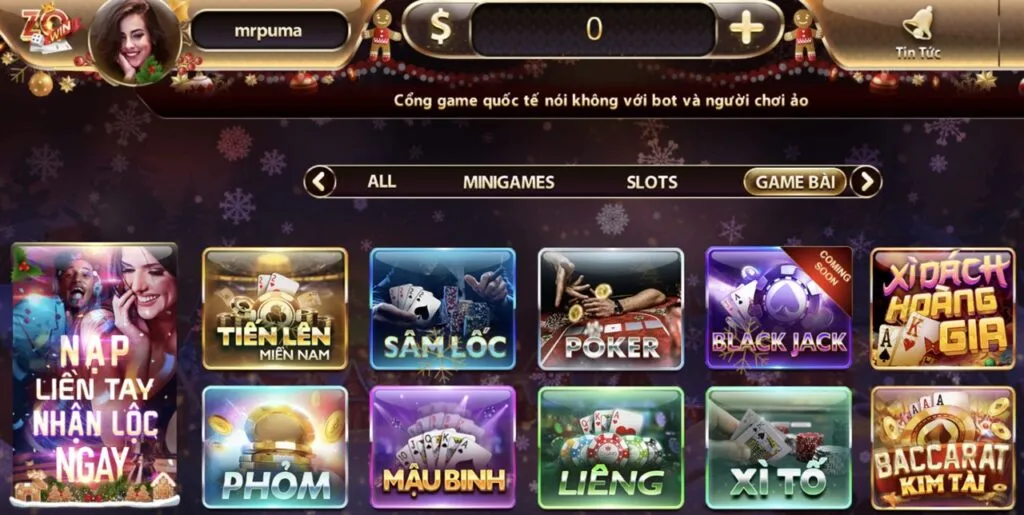 Poker zowin có gì?